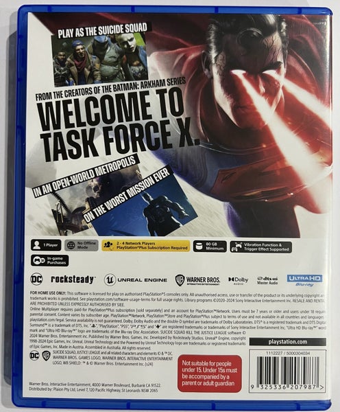 SUICIDE SQUAD KILL THE JUSTICE LEAGUE PS5 NEW(NO OFFLINE MODE) INTERNET REQUIRED Carousel 2