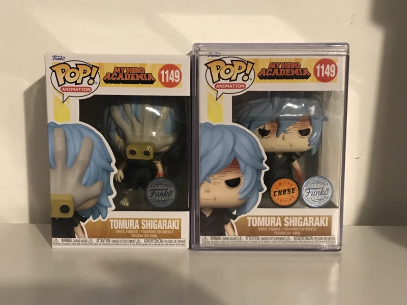Tomura Shigaraki regular and chase funko pops Carousel 1
