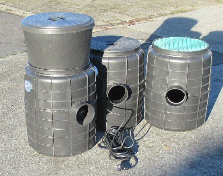 drainage sump with pump Carousel 7