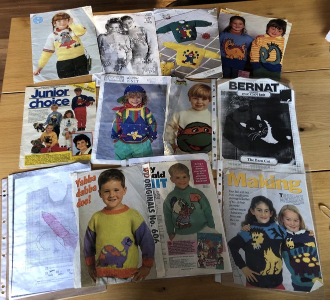 Kids Knitting Patterns Motif Designs Bulk! Over 60 Patterns.. Carousel 2