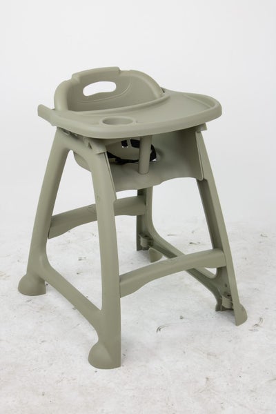 Baby High Chair with Tilting Dinner Tray - Heavy Duty Plastic Build Carousel 1