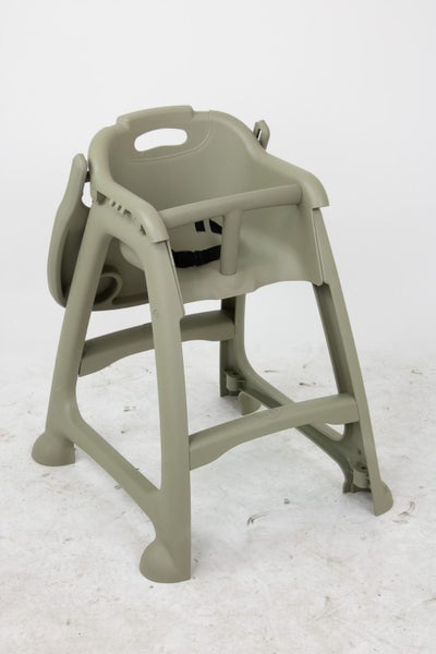 Baby High Chair with Tilting Dinner Tray - Heavy Duty Plastic Build Carousel 2