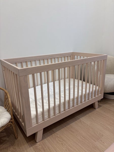 Babyletto Hudson 3 in 1 Cot with Toddler Conversion Kit & Mattress Carousel 1
