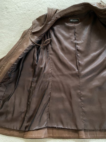 100%SILK LEATHER - a lamb skin Jacket Carousel 3