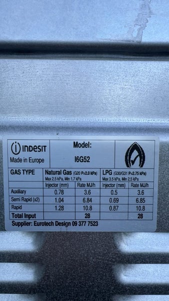 The Indesit Stainless Steel Gas Stove63615573702915112