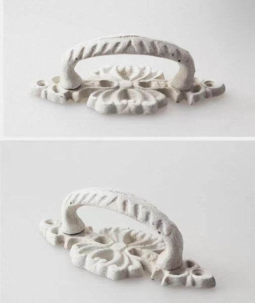 Cast Iron white Handle Victorian Style Carousel 2