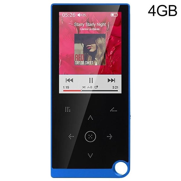 2.4 Inch Touch Mp4 / Mp3 Player 4Gb Memory E Book / Alarm / Timer No Bluetooth Carousel 1