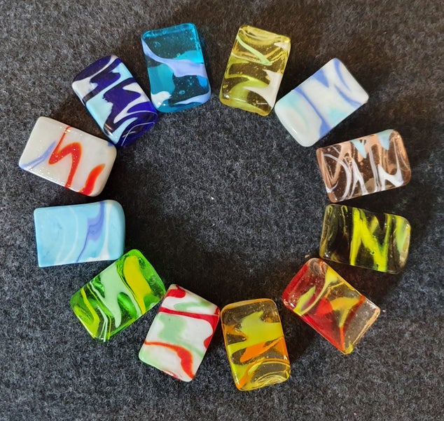 $1 each | 5 x Bags Chunky Glass Gems (60pcs) - Mosaic Craft | Decoration | Party Carousel 1