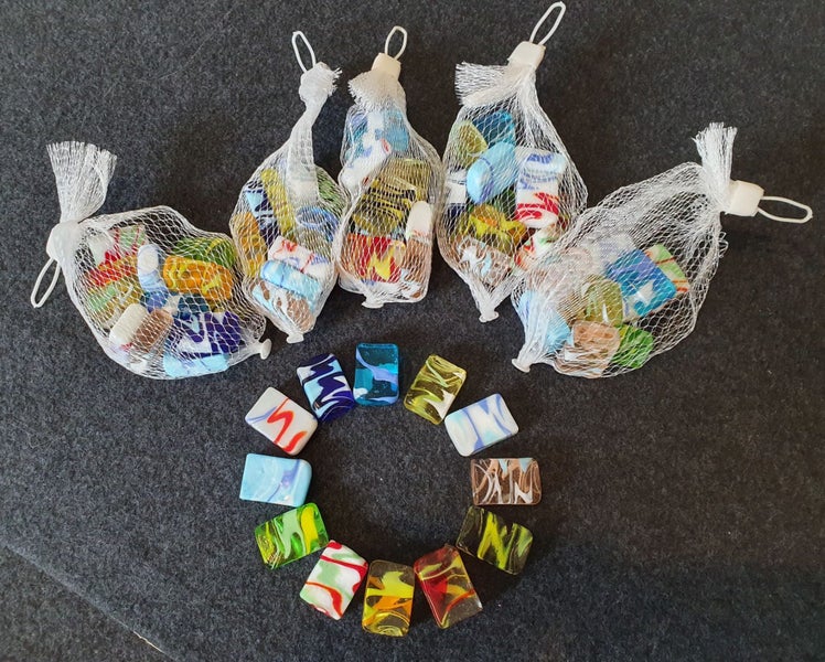 $1 each | 5 x Bags Chunky Glass Gems (60pcs) - Mosaic Craft | Decoration | Party Carousel 2
