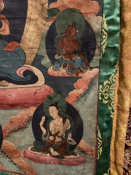 Large antique Green Tara thangka Carousel 2