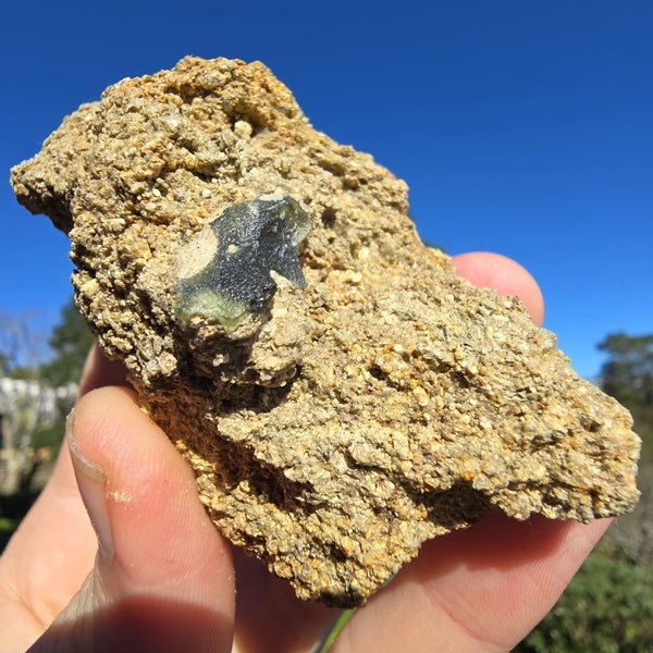 In-situ Moldavite 146.6g Carousel 2