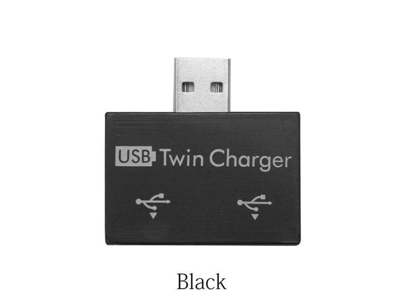 Portable Mini 2 Port USB Hub For Phone Laptop Carousel 1