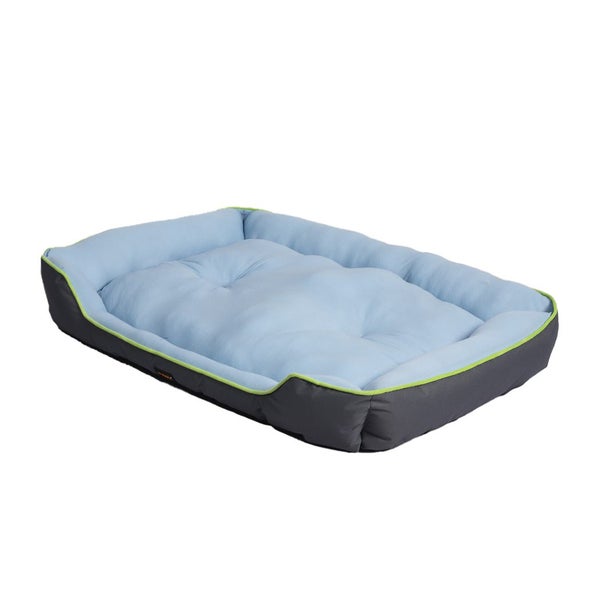 Pawz Pet Cooling Bed Sofa mat Bolster Insect Prevention Outdoor Summer XXL Grey Carousel 1