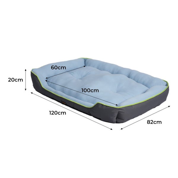 Pawz Pet Cooling Bed Sofa mat Bolster Insect Prevention Outdoor Summer XXL Grey Carousel 9