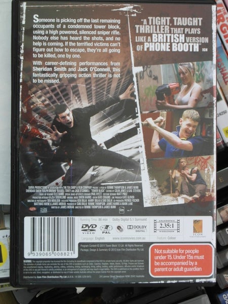Tower Block * DVD * An UN-USED Item, But... * * ACTION THRILLER * PAL * ZONE 4 Carousel 2