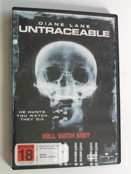 Untraceable * DVD * R18 Crime Thriller * PAL * ZONE 4 * CHECK MY OTHER LISTINGS Carousel 1