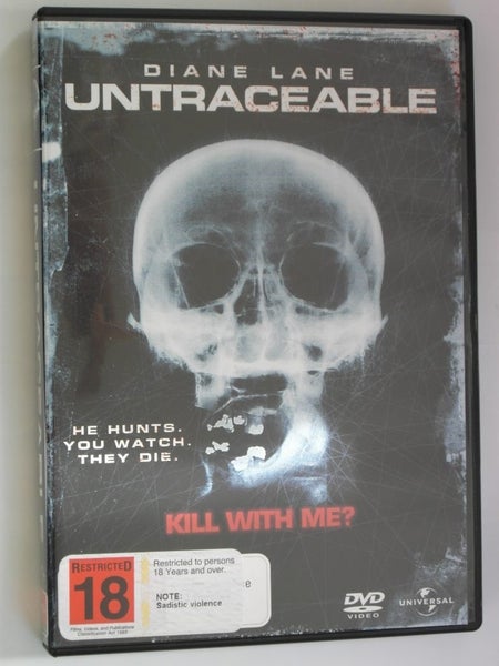 Untraceable * DVD * R18 Crime Thriller * PAL * ZONE 4 * CHECK MY OTHER LISTINGS Carousel 2