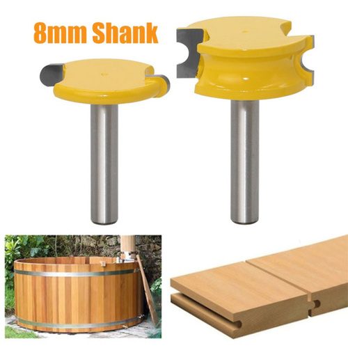 Shank Canoe Bead & Flute Router Bit Set 8mm Shank Carousel 1