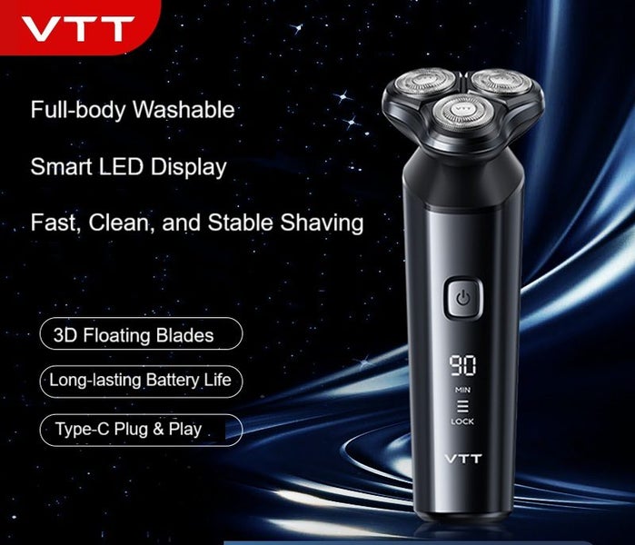 Electric Shaver, 3D Floating Smart Electric Shaver, VTT Carousel 1