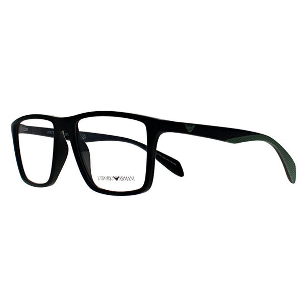 Emporio Armani Glasses Frames EA3230 5001 Matte Black Men Carousel 2