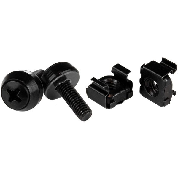 StarTech.com M5 x 12mm - Screws and Cage Nuts - 50 Pack Black - M5 Mounting Scre Carousel 1