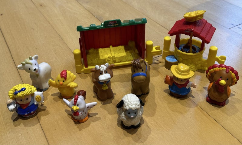 Little People Animals and Farm pieces (Fisher Price) Carousel 1