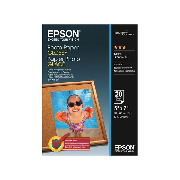 Photo Paper Glossy 5X7 20 Sheet Carousel 1