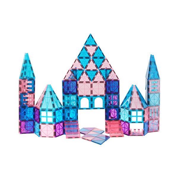 Frozen Kids Magnetic Tiles Blocks 120Pcs Carousel 1