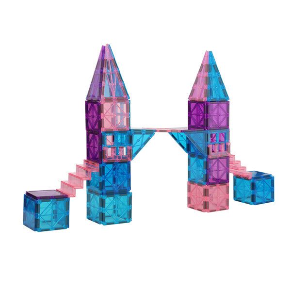 Frozen Kids Magnetic Tiles Blocks 120Pcs Carousel 2
