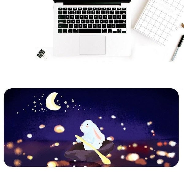 Waterproof Cartoon Mouse Pad Non Slip Design Rabbit On The Road Mouse Pads & Wr Carousel 2
