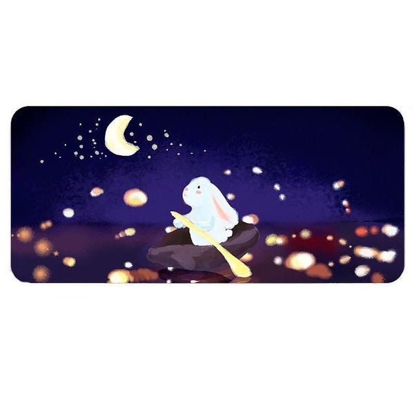 Waterproof Cartoon Mouse Pad Non Slip Design Rabbit On The Road Mouse Pads & Wr Carousel 3