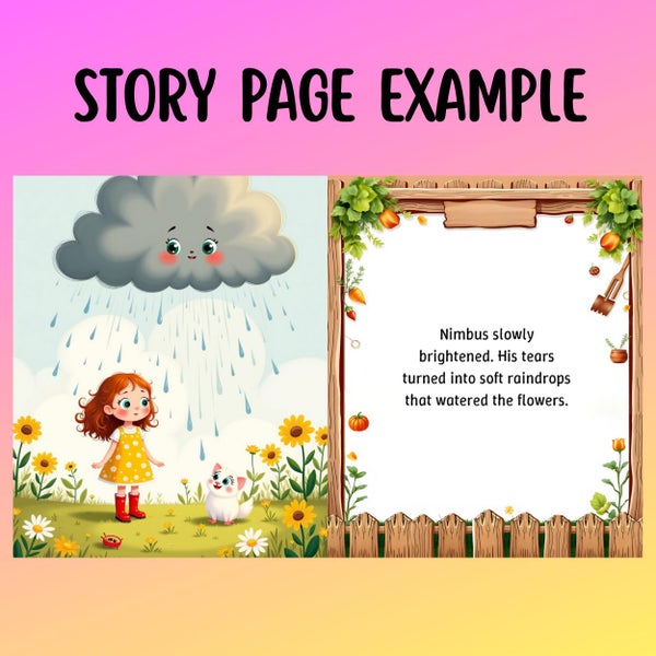 Talia and the Cloud That Cried | Kids Storybook PDF | 25-Page Illustrated eBo... Carousel 2
