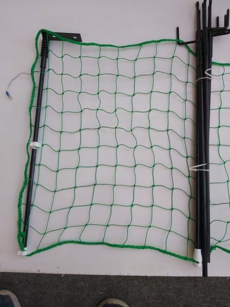 Electric netting fence for rabbits64635768681857112