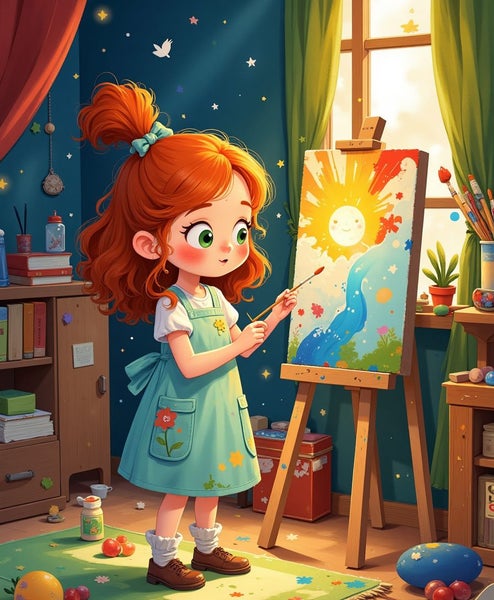 The Girl Who Painted Rainbows | Kids Story PDF | Joyful Story for Ages 3-8 | ... Carousel 5