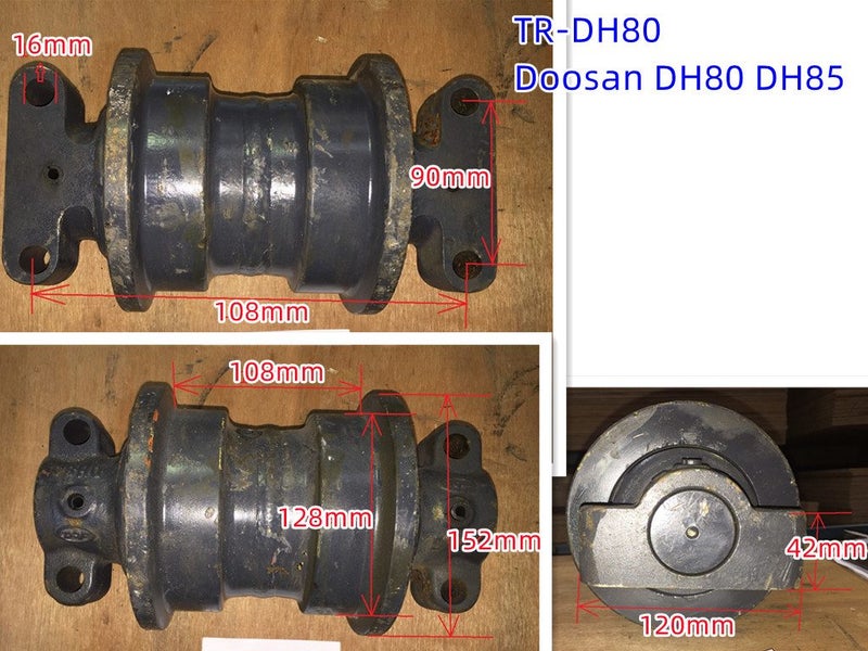 Digger Track Roller for DH50 DH55 DH80 IHI18J IHI30NX R35Z TB16 TB35 VIO20/55 Carousel 1