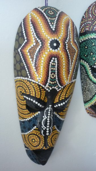 WALL MASK DECORATED WITH DOTS Carousel 1