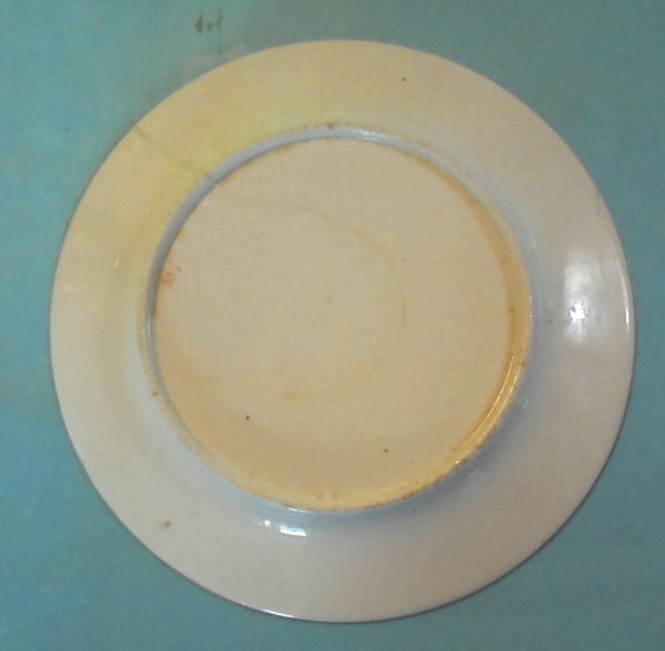 EARLY SPODE PORCELAIN "BAT " PRINTED PLATE Carousel 3