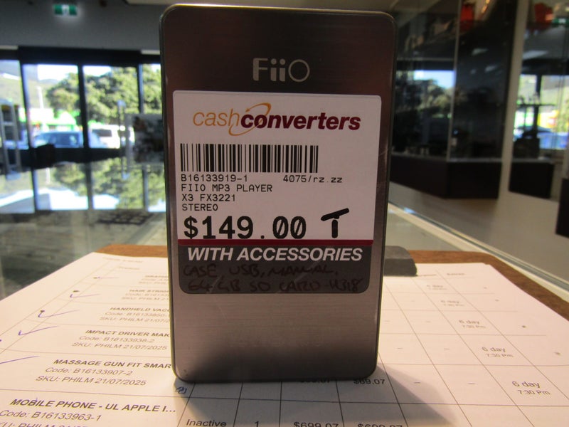 MP3 PLAYER FIIO X3 FX3221 B16133919-1 Carousel 4