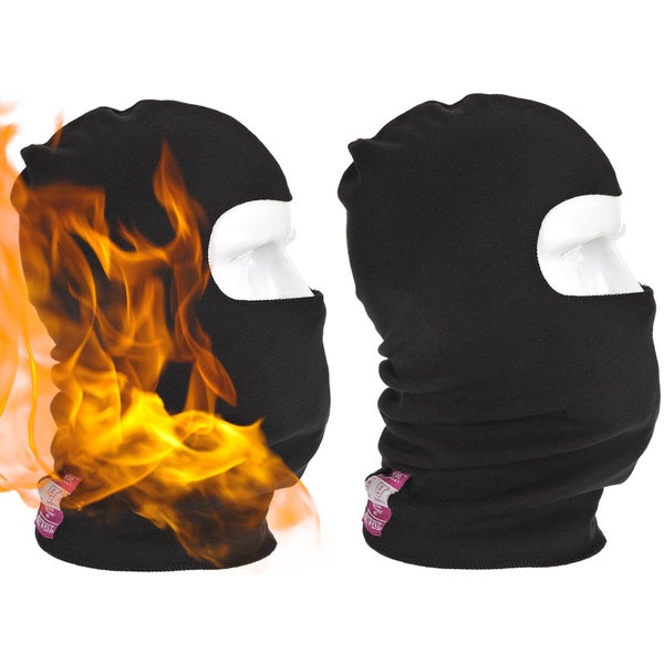 2 Pack Portwest Modaflame Knit Fire Flame Resistant Balaclava Black Head Full... Carousel 1