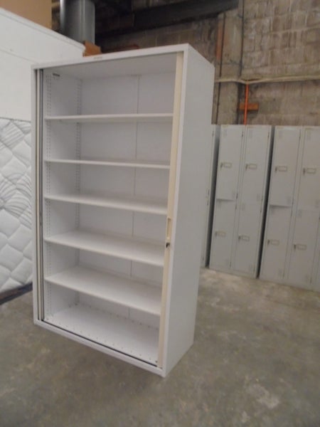 Tambour cabinet White H1980mm Carousel 1
