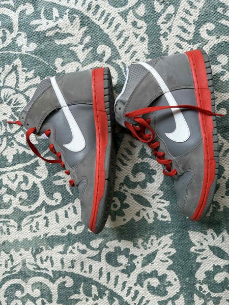 Nike - Dunk High Light Charcoal / Orange 'Un Pigeon' (size 9)636157357646111125