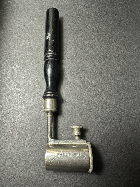 $1 reserve 1800s “SHULTZ powder Dr” adjustable powder measure for gun powder Carousel 2