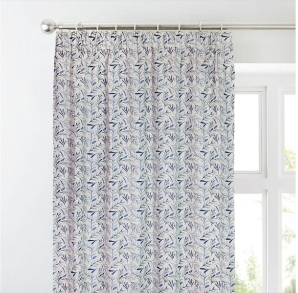 Linen-look Curtains with Tripleweave Lining 2.2-3.1m (gathered) x 2.05m Carousel 1