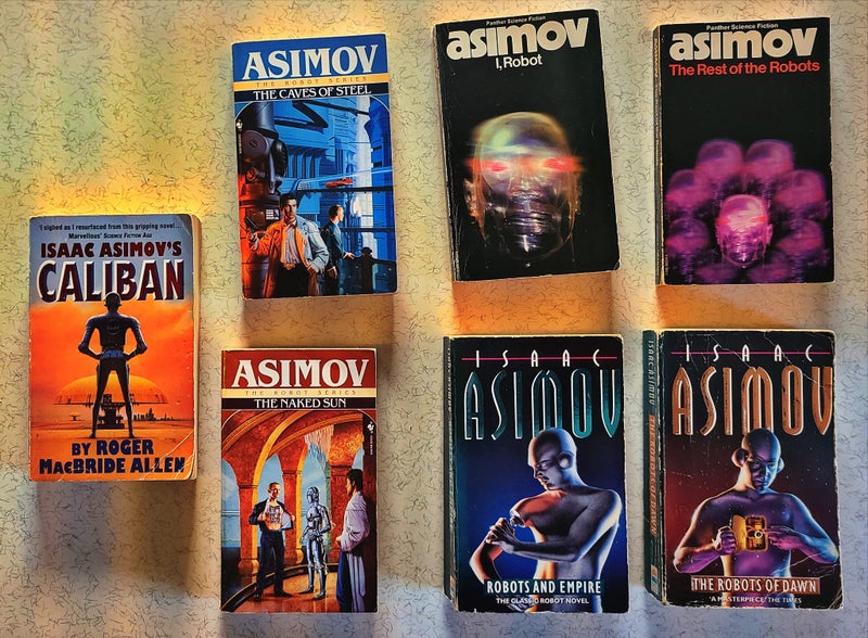 ISAAC ASIMOV's ROBOT STORIES (SEVEN BOOKS) Carousel 1