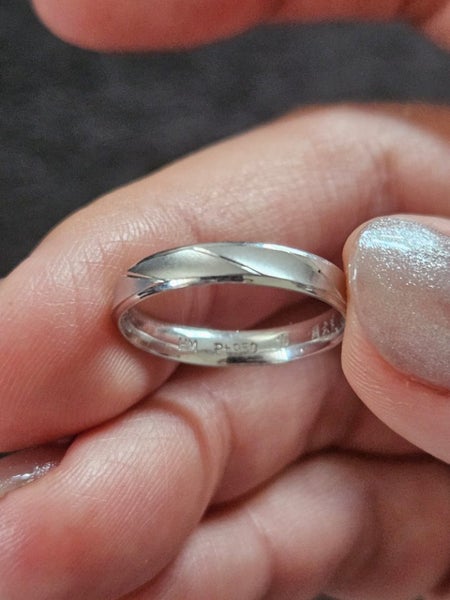 Real Platinum Ring #15 Carousel 2