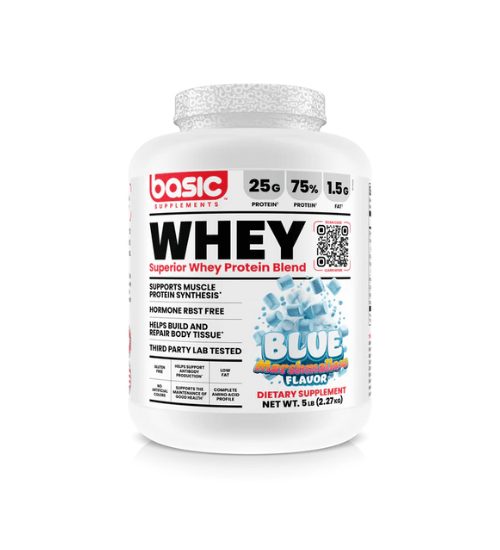 Basic Supplements Whey Protein 5Lb + FREE Pre Workout Carousel 1