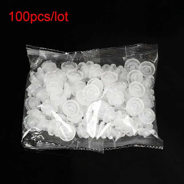 100pcs Disposable Individual Eyelash Glue Holder Grafting Eyelashes Carousel 1