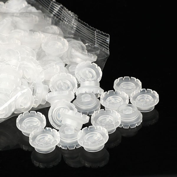 100pcs Disposable Individual Eyelash Glue Holder Grafting Eyelashes Carousel 6