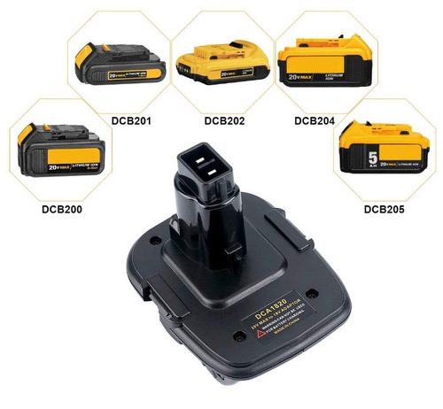 DeWalt Battery18V/20V lithium Battery to 18V Nickel Carousel 1