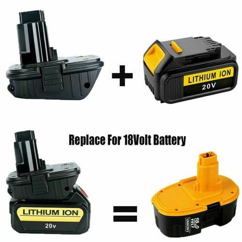 DeWalt Battery18V/20V lithium Battery to 18V Nickel Carousel 2